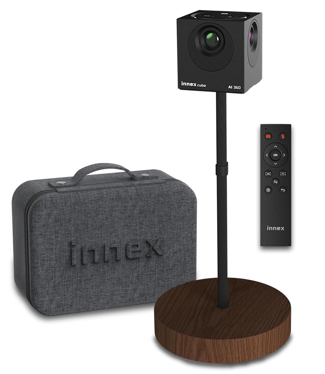 Innex Cube 4K KI-Powered 360° Plug & Play Video Conference Camera - ShopVlot