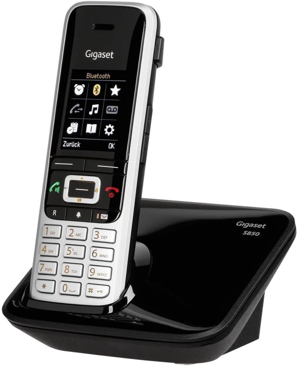 Draadloze Telefoon - DECT Telefoon - Thuis Bellen - Geïntegreerd Antwoordapparaat - 500 Contacten - Platina Zwart