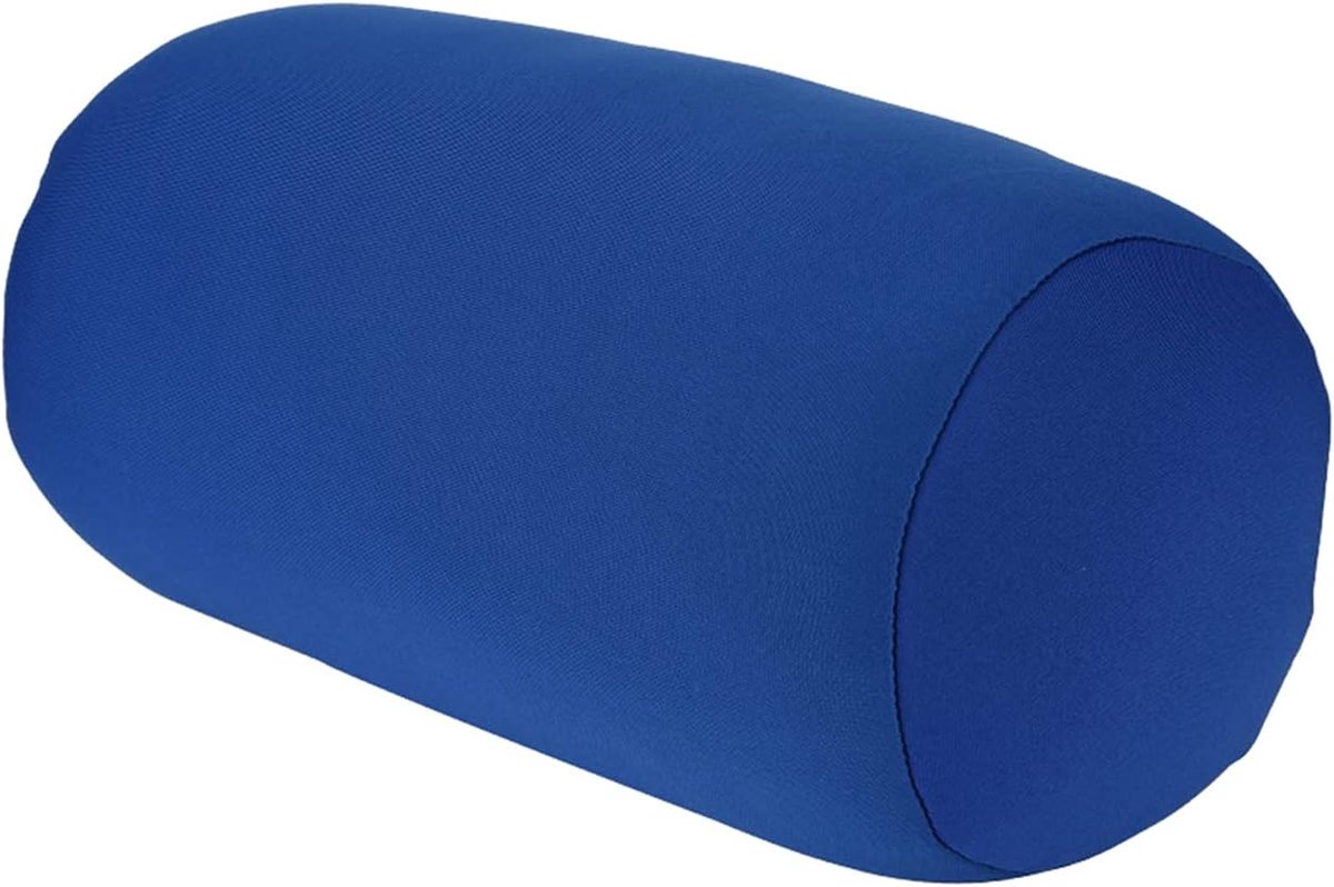 Microbead roller kussen 30x14 cm - polyester - hoofd, nek en rug ondersteuning - ultiem comfort - SnelShoppen