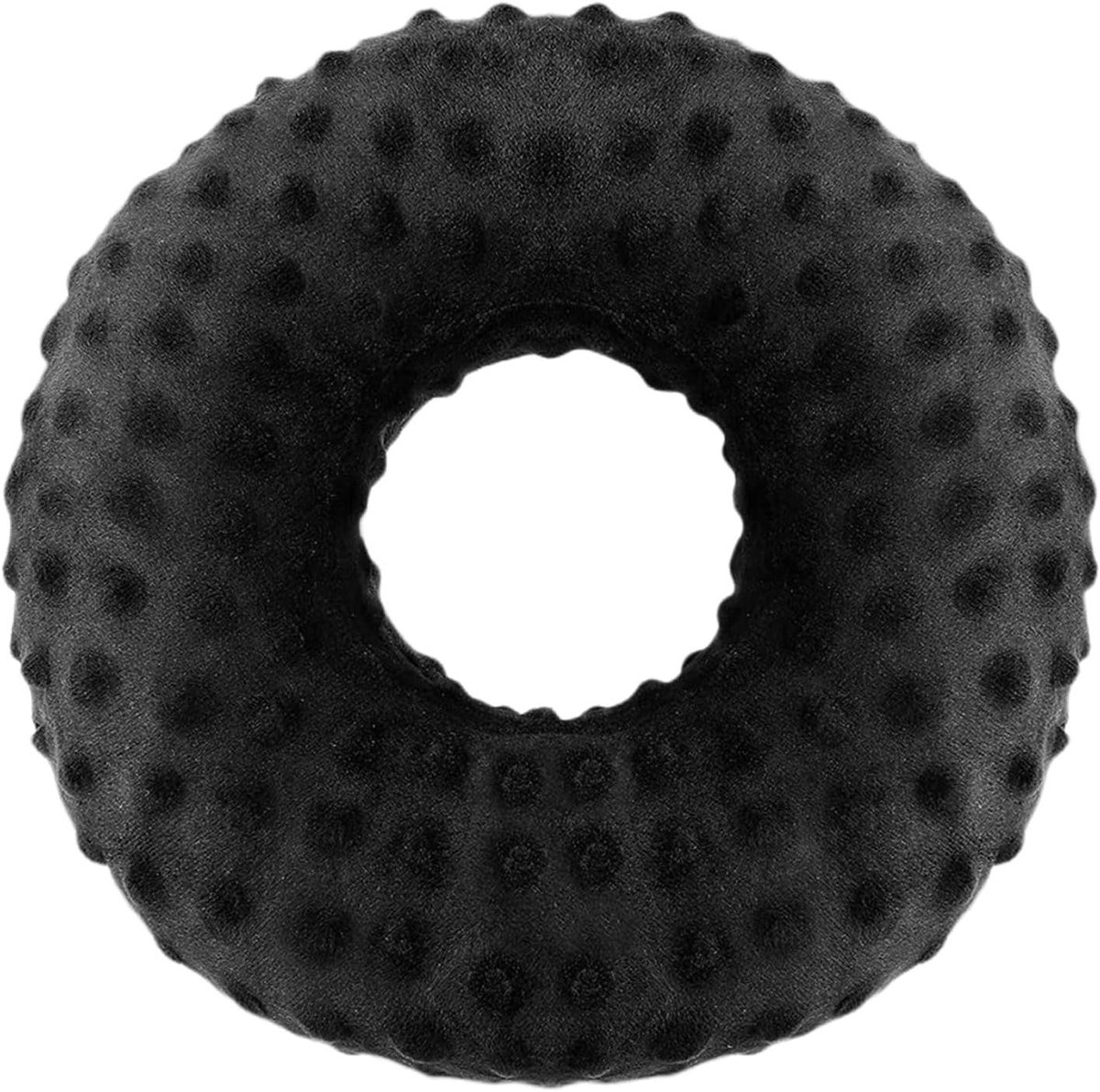Oorkussen - Kussen voor oren - Comfortabel slapen - Ergonomisch met oorgat - 38 cm - Zwart
