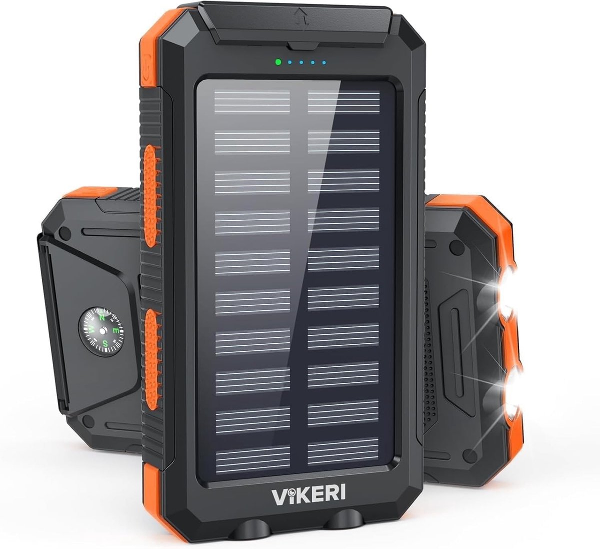 Zonne-oplader 26800mAh - Draagbare powerbank - Met zonnepaneel - Ideaal voor onderweg - SnelShoppen