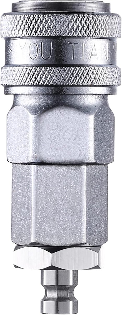 KlicLok naar Quick Air Adapter - Premium RVS - Duurzaam - Verbindt accessoires - SnelShoppen