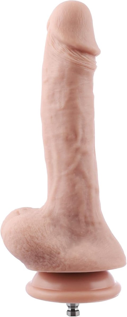 Dildo KlicLok Small 15-20 CM - Nude - Realistisch - Geschikt voor Premium Sex Machines - SnelShoppen