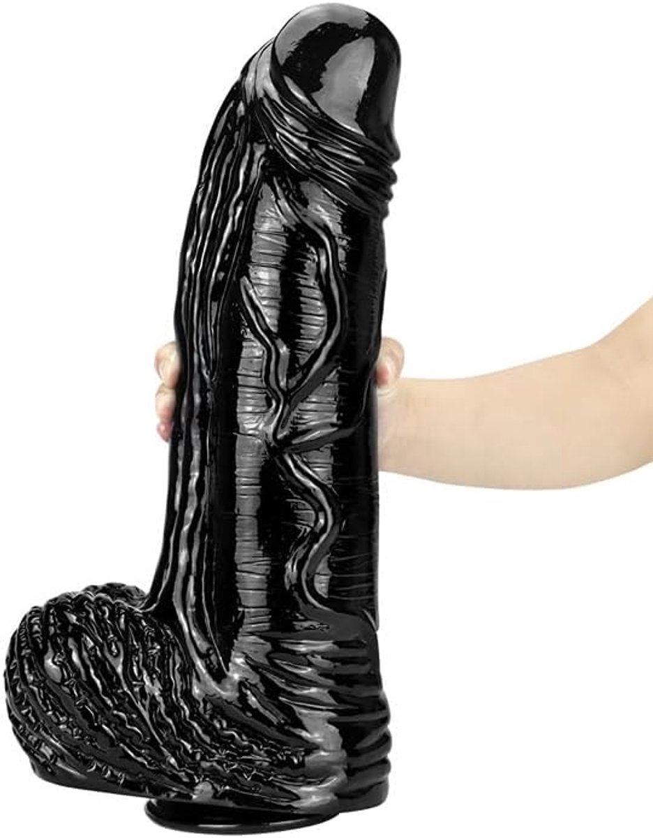 Dildo XXXL Mega Thick Long - Realistisch materiaal - Flexibel ontwerp - Voor intens plezier - SnelShoppen