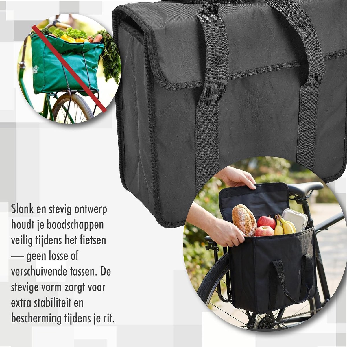 Fietsrugzak 17L Zwart - Waterafstotend - Ritsvak - Ideaal voor Fietsen - SnelShoppen