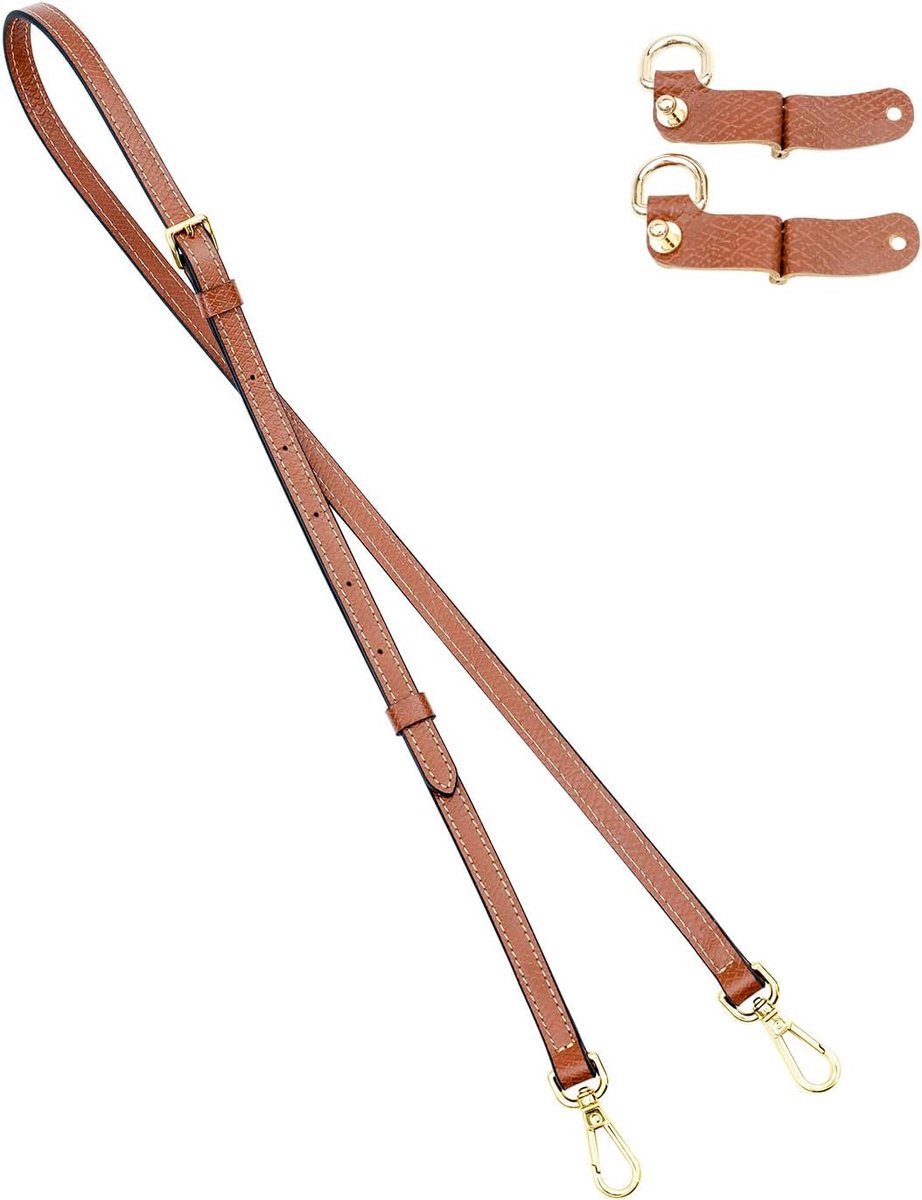 Leren schouderriem, draagriem, handtasriem, vervanging, compatibiliteit met L.ong C.hamp Le Pliage Pouches, conversiekit, crossbody schouderriem