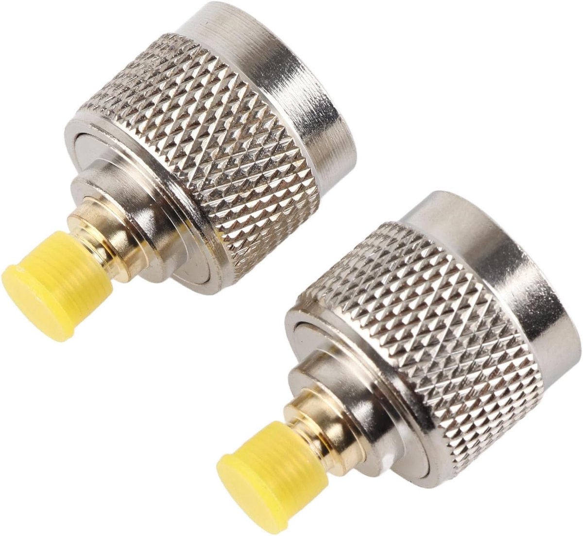 2 stuks RF-stekker coax-adapter N-stekker naar SMA-bus converter 0-6 GHz frequentie verguld koper voor testapparatuur signaaloverdracht