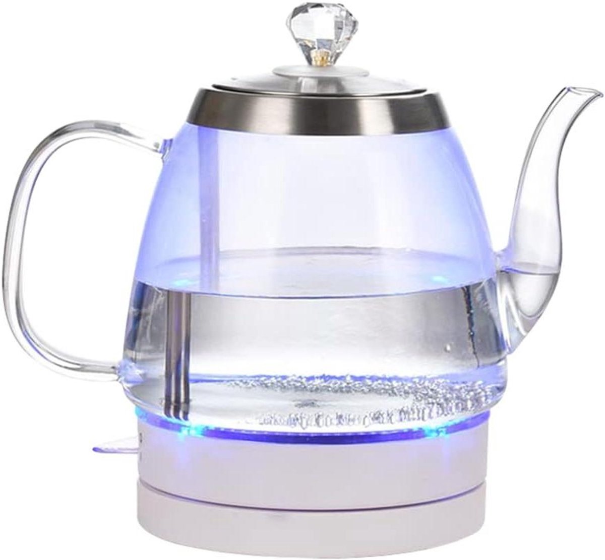 Draagbare Waterkoker - Glazen Waterkoker - Snel Water Koken - Automatische Uitschakeling - 1.5 Liter - Transparant