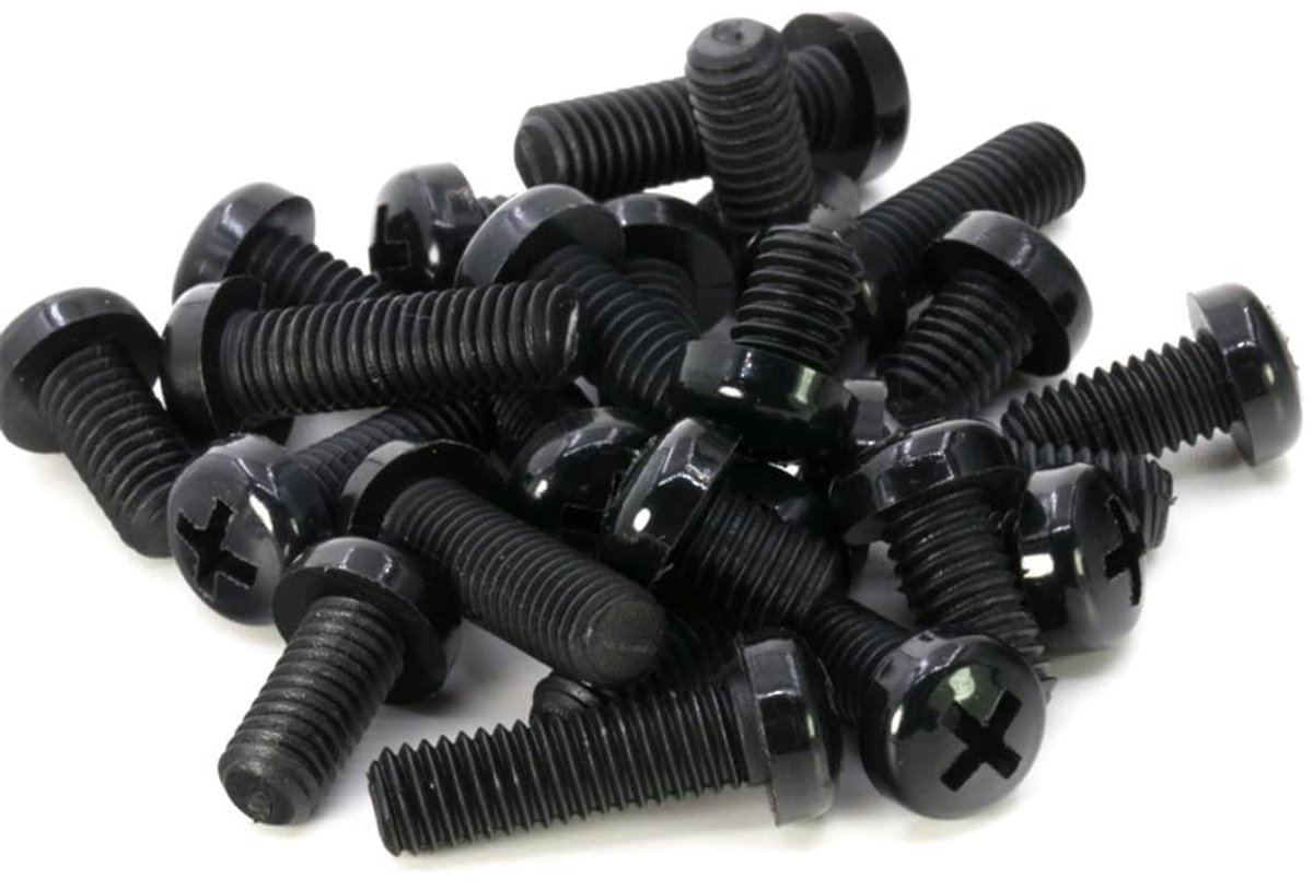 Nylon Kruiskopschroef Kunststof Schroef Kunststof Geïsoleerde Schroef M3x4 mm,100 pcs