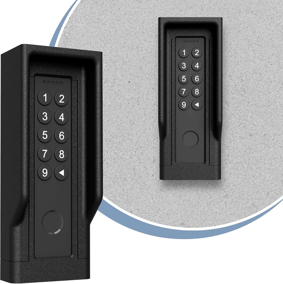 Wandhouder voor Nuki Keypad 2 - Accessoire voor Nuki smart lock - Frame voor vingerafdruklezer - Slimme entree - Zwart