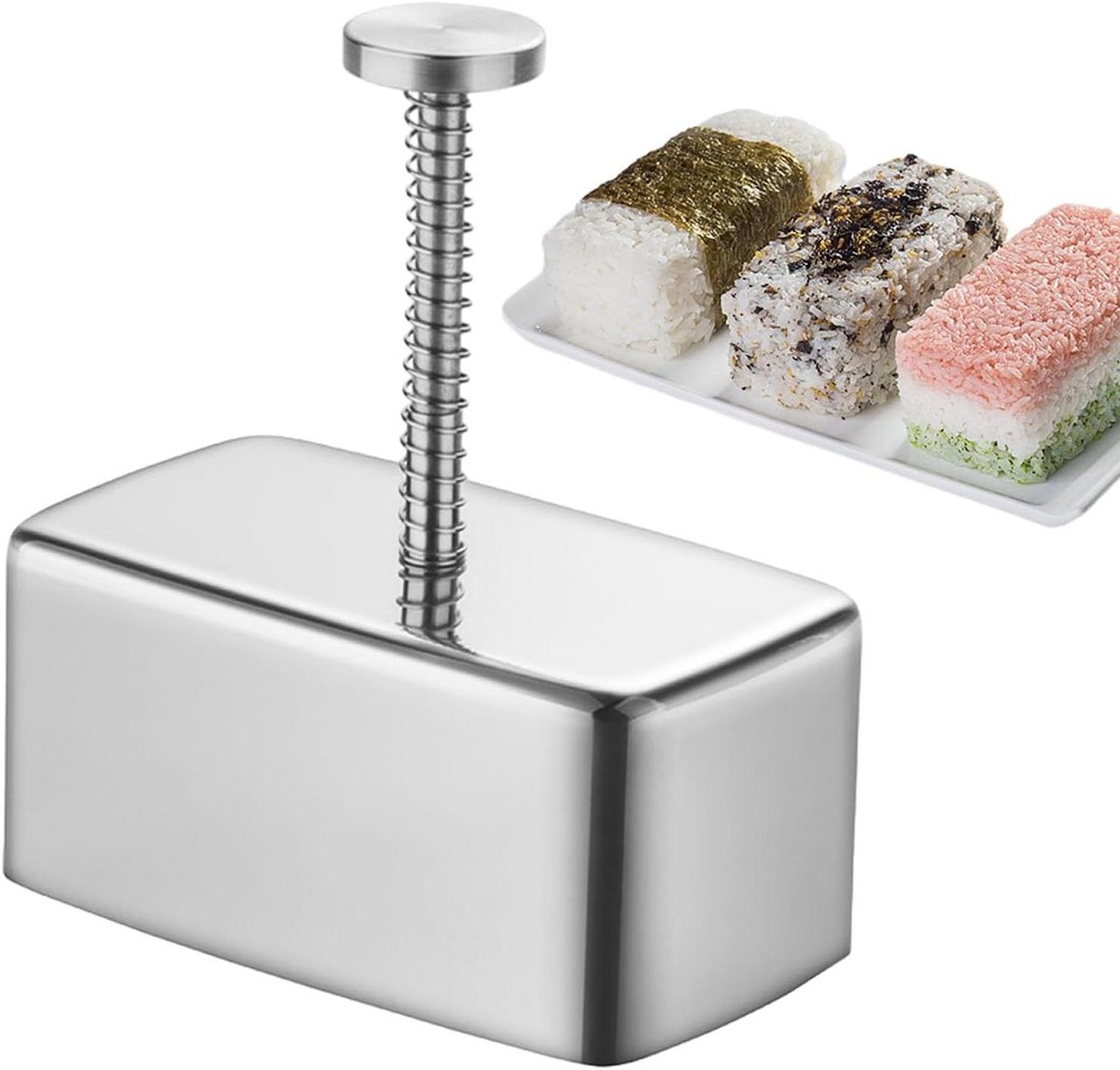 Rijstvorm - Onigiri maker Rijstbalvorm - Sushi maken - Uniforme vorm - 10 x 6 x 11 cm - Meerkleurig