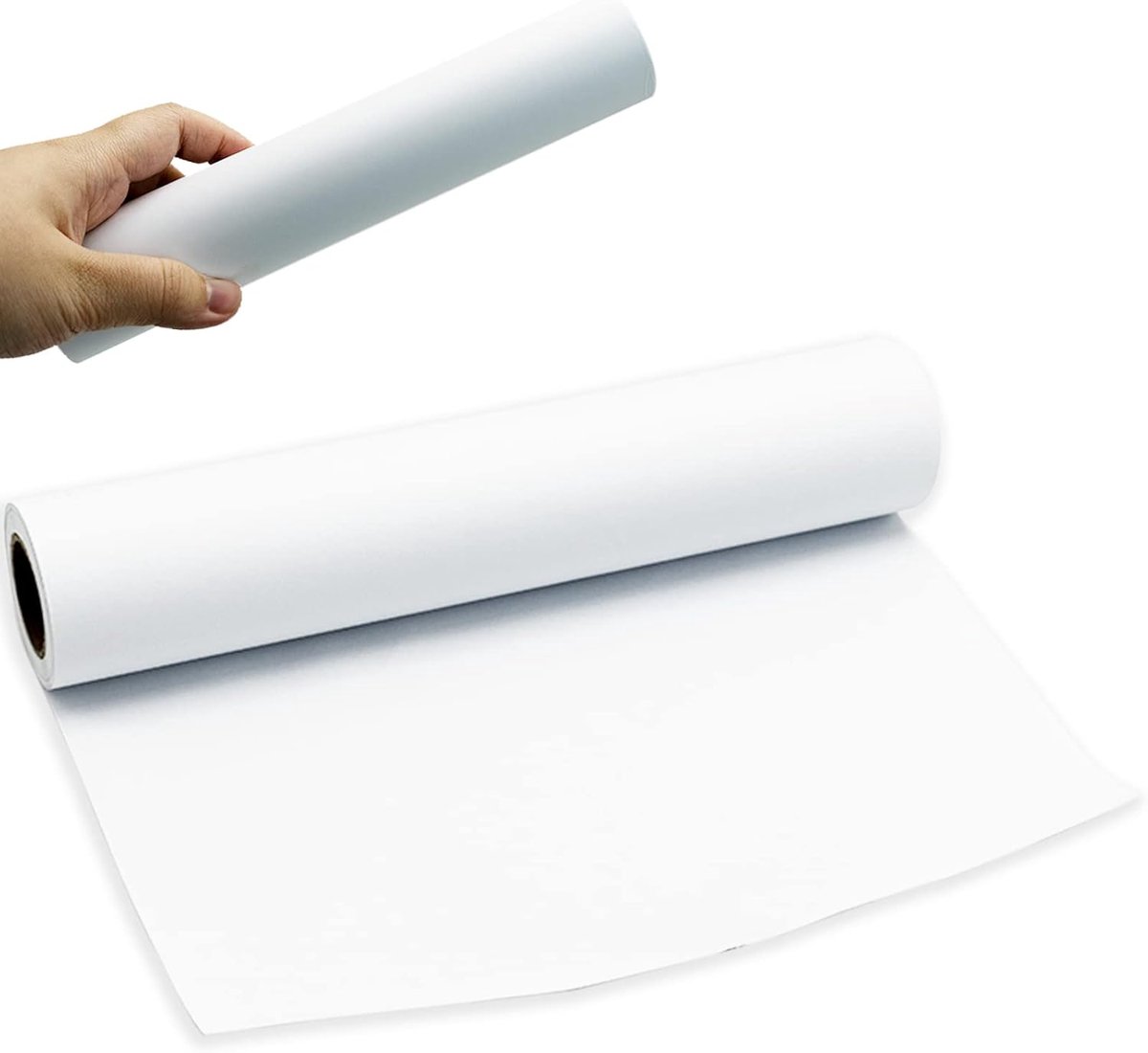 Tekenpapierrol - 10 m kunstrol voor schilderen, schetsen - schildersezelpapier voor kinderen - kleurloos prikbord papier voor kinderen kunst schets verf tekentafel - 22,5 cm breed