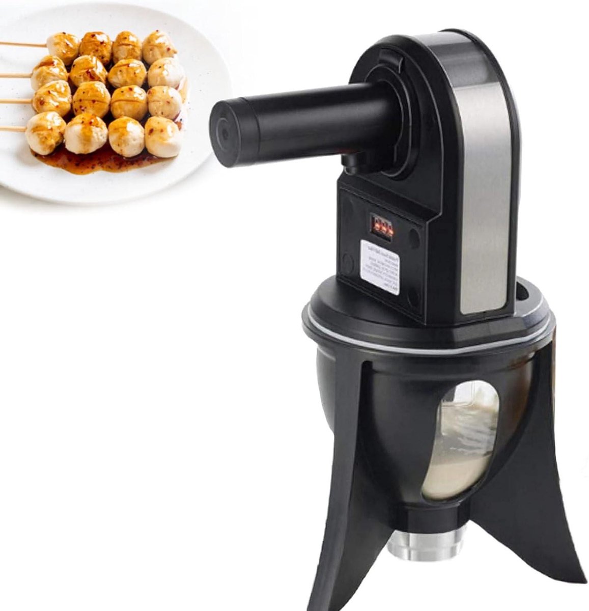 Automatische Gehaktbalmachine - Knedelmachine Zoete Bal - Snel Gehaktballen Maken - 3 Stuks Uniform Tegelijk