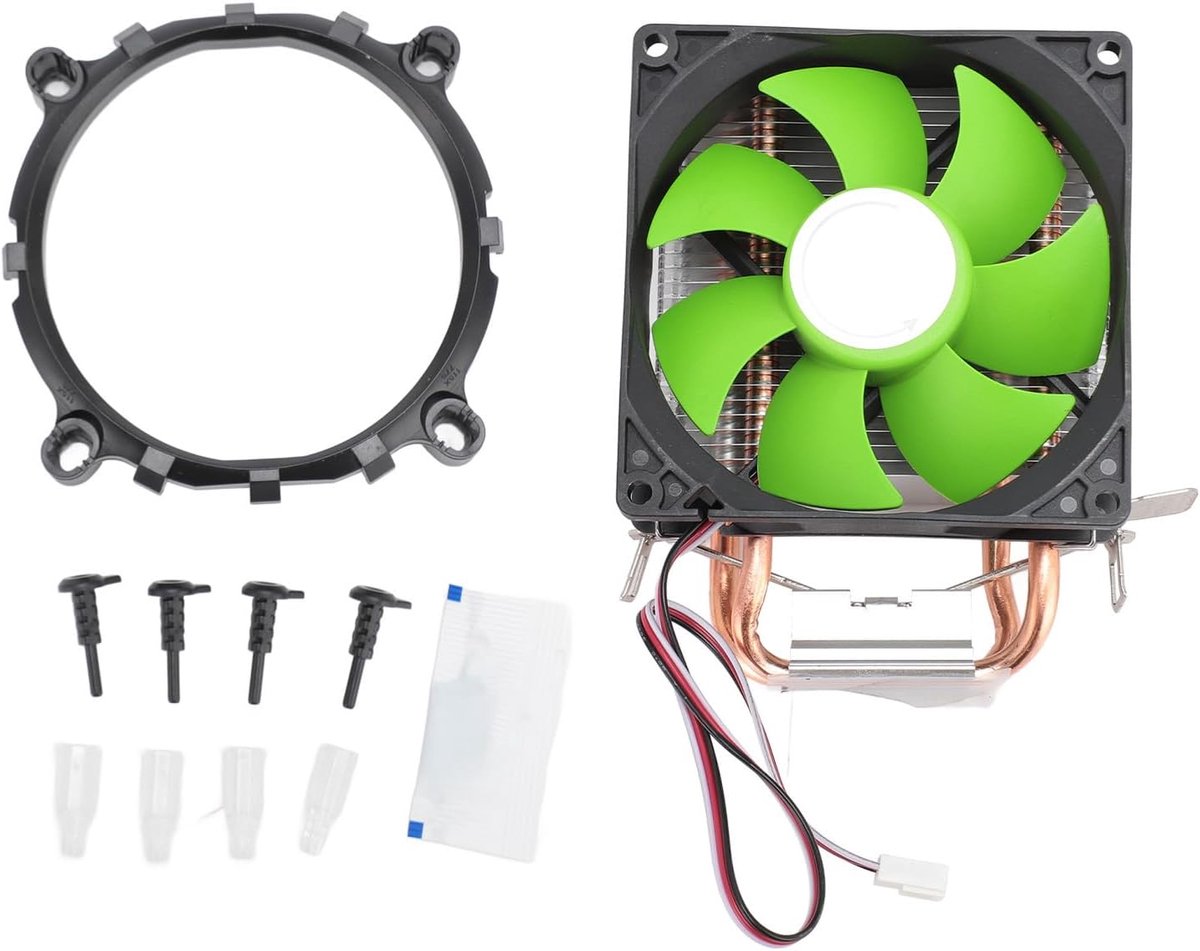 universele koeler, voor Am2, AM4 en S-754 939 940, voor LGA 775 1150 1151 1155 1156 1200 1700 1356 1366 (niet lichtgevende versie)