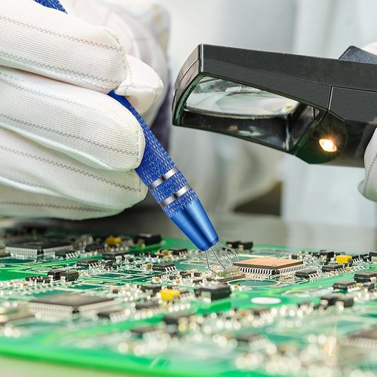 3 stuks pincetten voor sieraden voor het verzamelen van sieraden Rebbi met tang voor diamantklauwen voor kleine voorwerpen en elektronische componenten — afbeelding 2