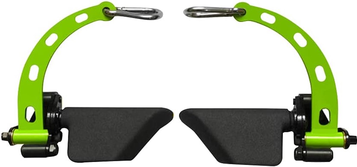 Handgrepen voor kabelmachine (paar), robuuste stalen oefengrepen, handgrepen voor triceps rowing lat pull-down pers down t bar home gym