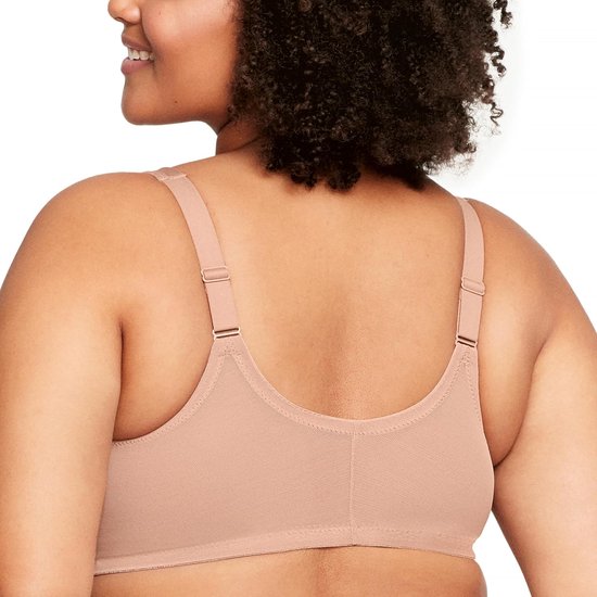 1210 MagicLift Beha met natuurlijke vorm voor vrouwen, grote maten, betere houding, zonder beugel., Cappuccino, 120C — afbeelding 3