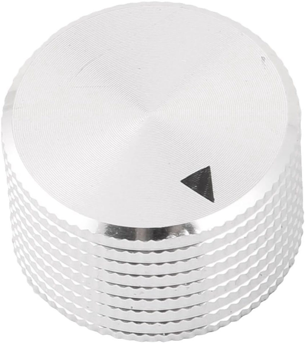 Sourcingmap Aluminium Cap Knurled Knop Potentiometer Controle Knop 25mm x 15mm Zilver Tone
