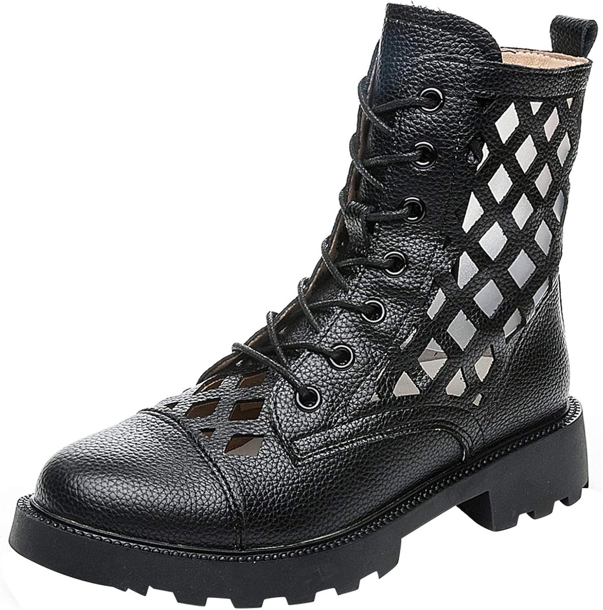 Uithollen Ritssluiting Platte Booties Sandalen Zomer Herfst Enkel/Halfhoge Romeinse Laarzen