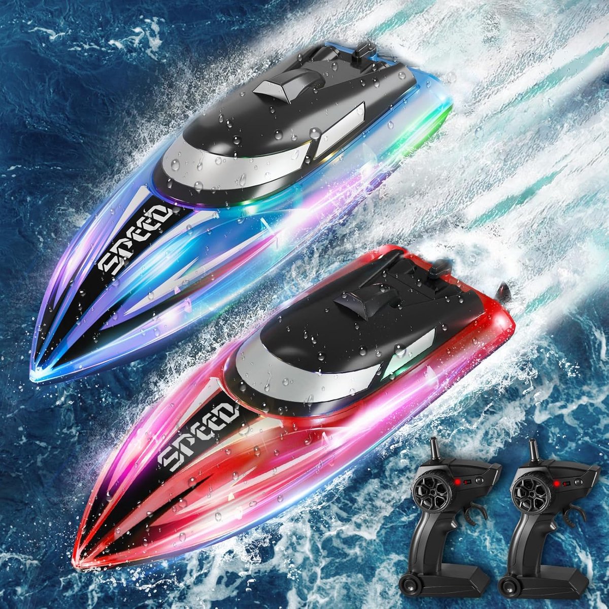 RC-boot met afstandsbediening - 30 cm - waterdicht - ideaal voor buitenplezier - SnelShoppen