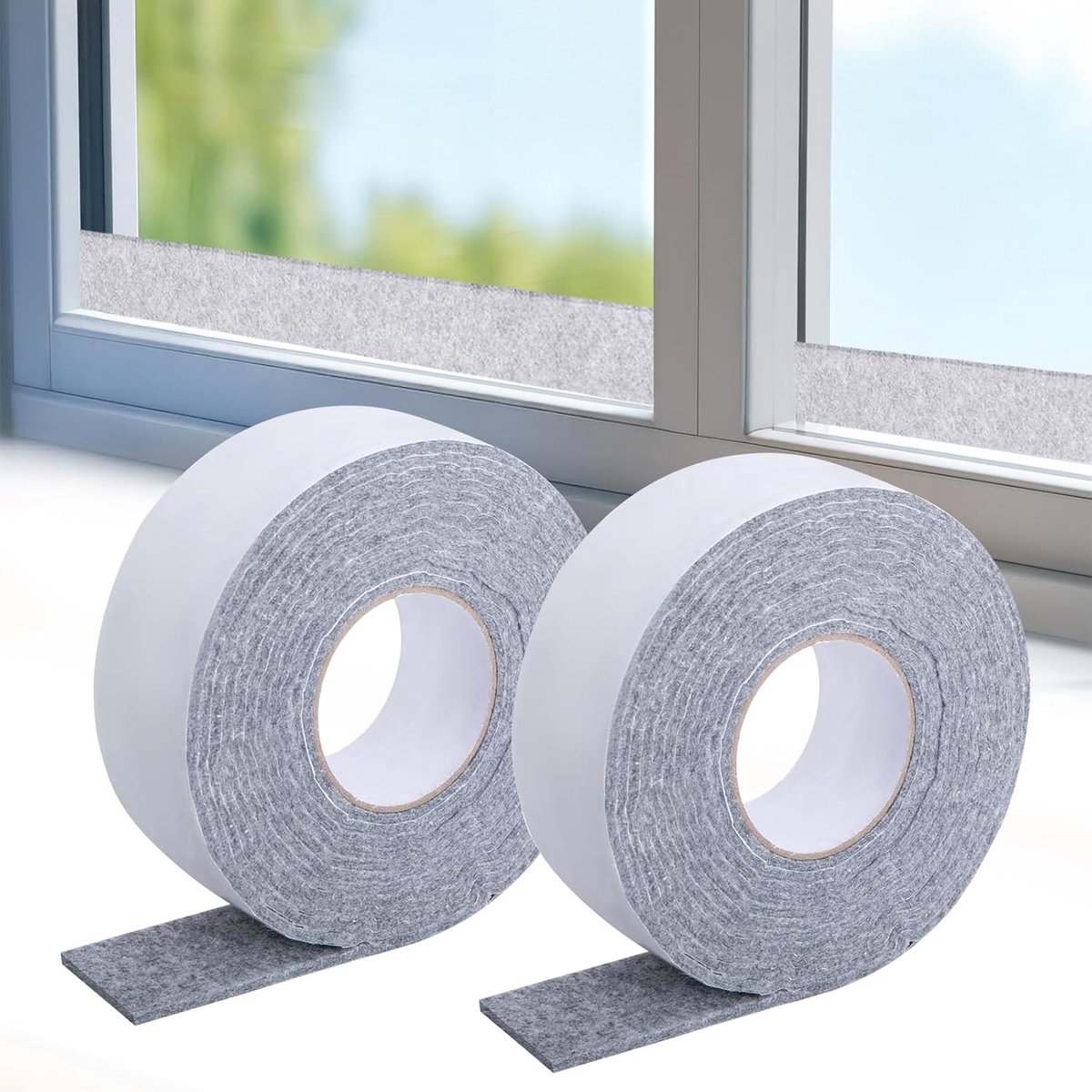 Condensatie absorber strips 5 m x 5 cm - zelfklevende viltstrips - vochtabsorberend - beschermt meubels en ramen - ShopVlot
