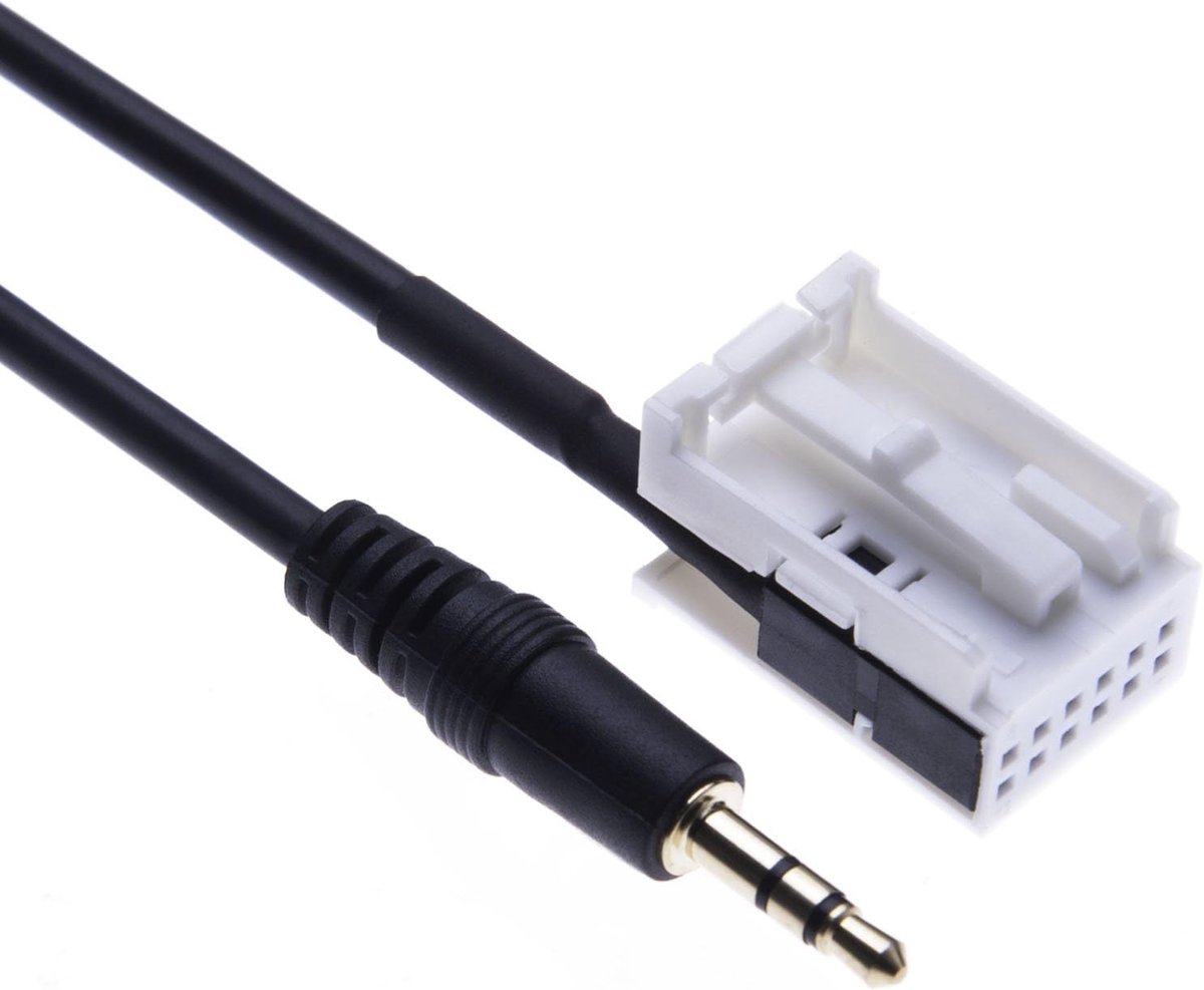 AUX-IN kabel 3,5 mm - 1,5 m - voor Mercedes A/B/C/CLK/GL - eenvoudige aansluiting smartphone - ShopVlot