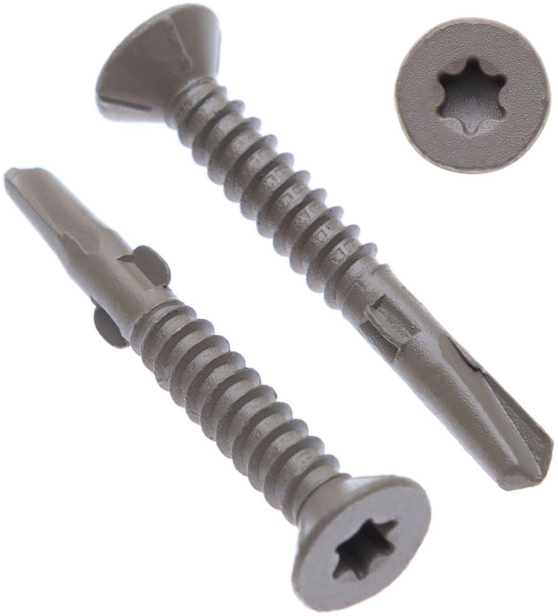 Zelftappende schroeven 6.3mm - Torx vlakke kop - C4 anti-corrosie - Voor metalen platen - ShopVlot