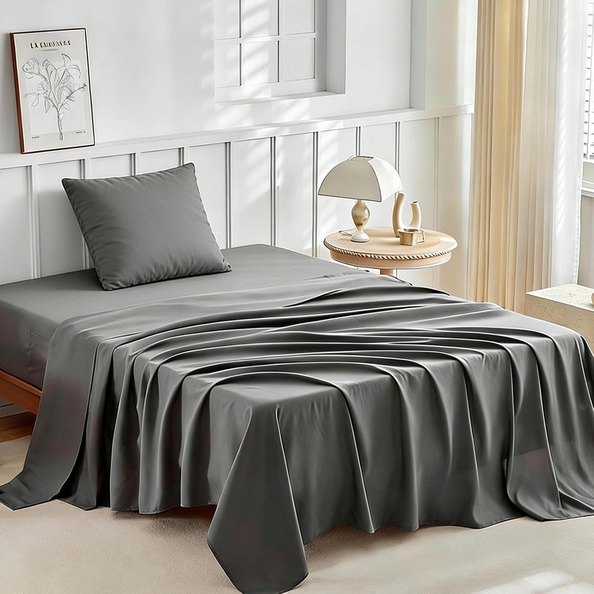 Bedlakenset 150 x 200 cm - 3-delig - ultrazacht - perfect voor een single bed - ShopVlot