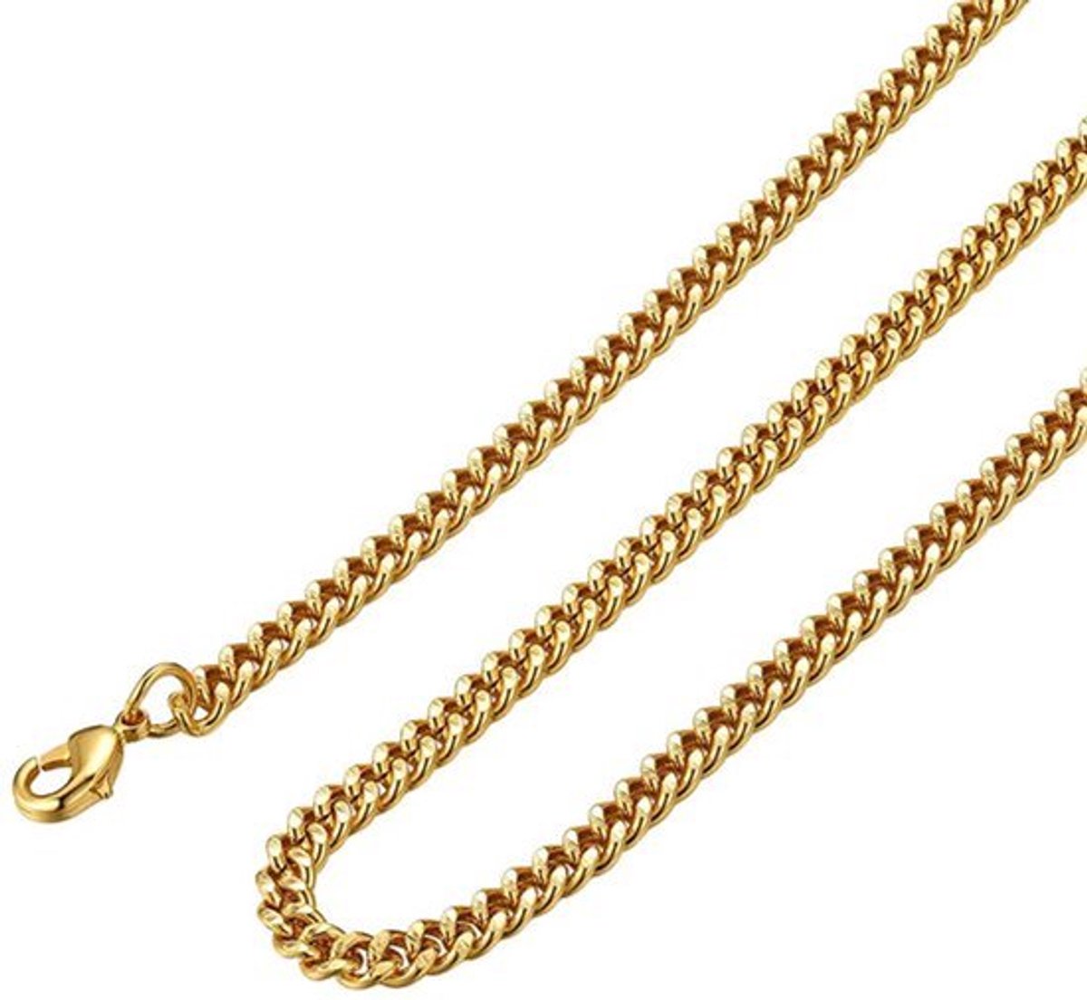Koper N/A - NK 1:1 Curb Chain - 7 mm Breedte - Verkrijgbaar in 6 Kleuren