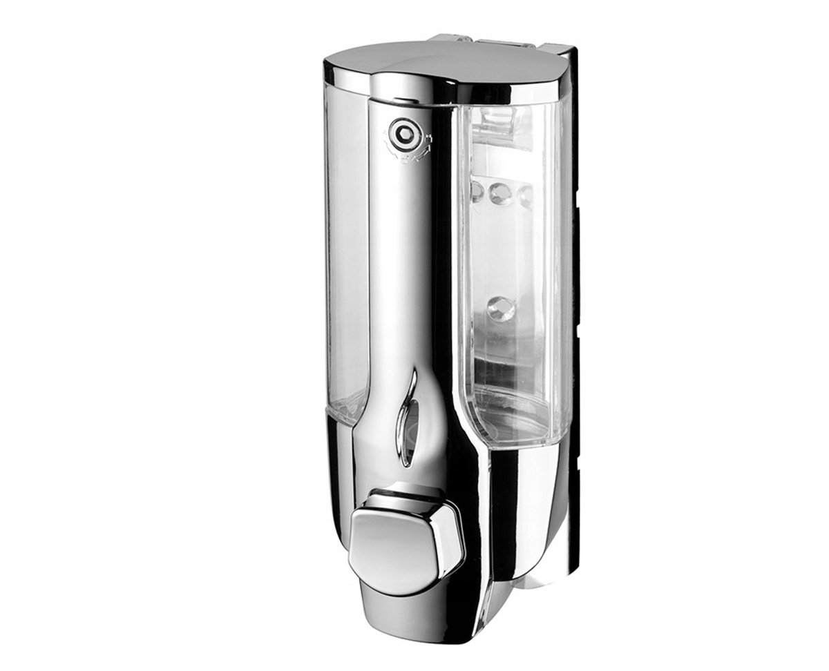 Zeepdispenser Chroom Glans 350ml - Wandmontage