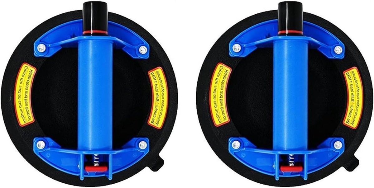 Vacuümzuignap Glas - Zuignap Tegel - Zware Objecten Verplaatsen - Verbeterde Adsorptie - 8 inch - One Color