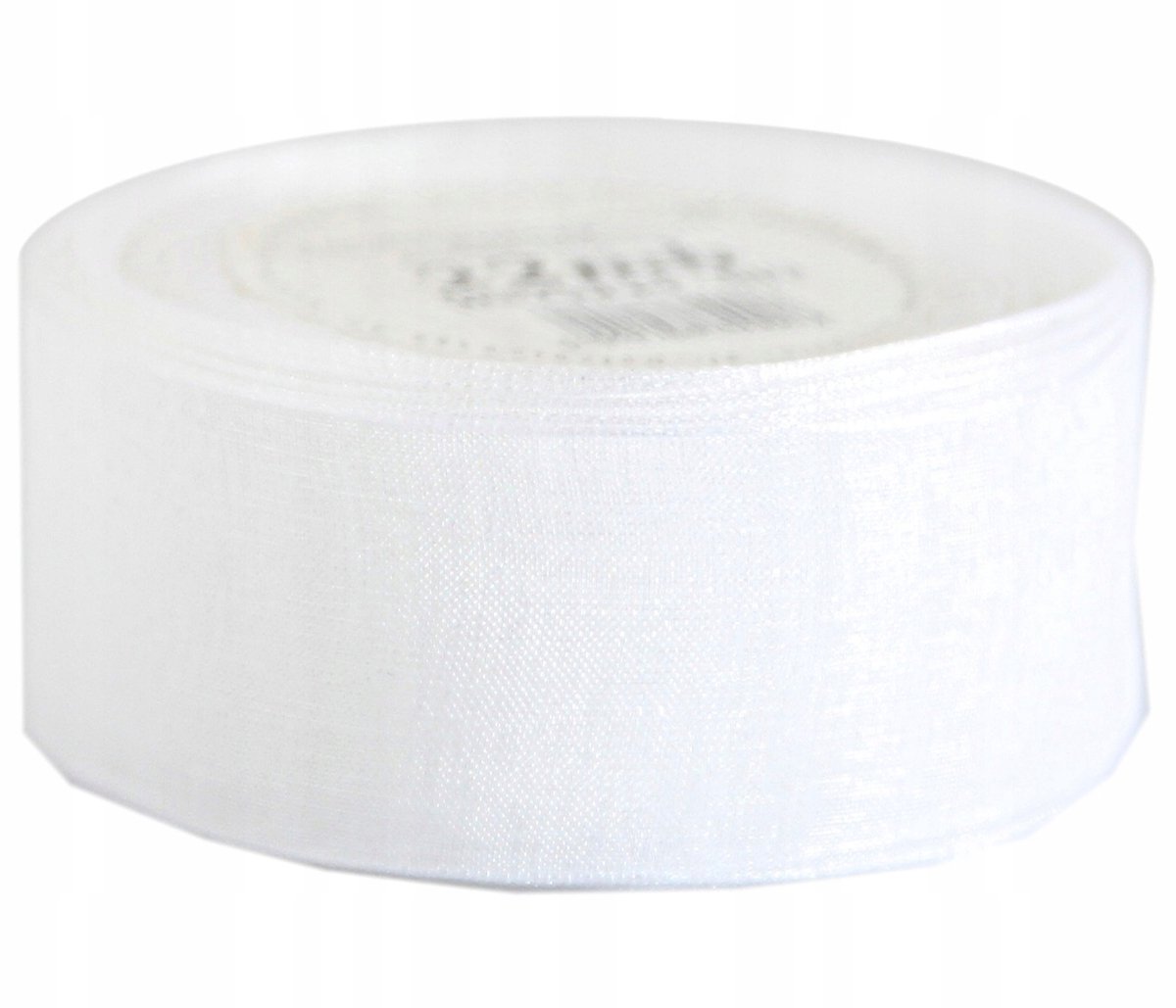 Organza Lint Chiffon - 50mm/22m - Wit/Crème