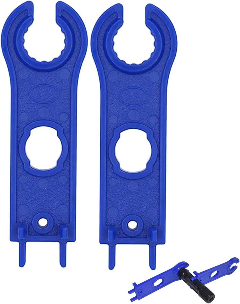 MC4 sockets set van 2 - gereedschap voor het monteren van MC4 stekkers - ergonomisch en duurzaam - eenvoudig in gebruik - ShopVlot