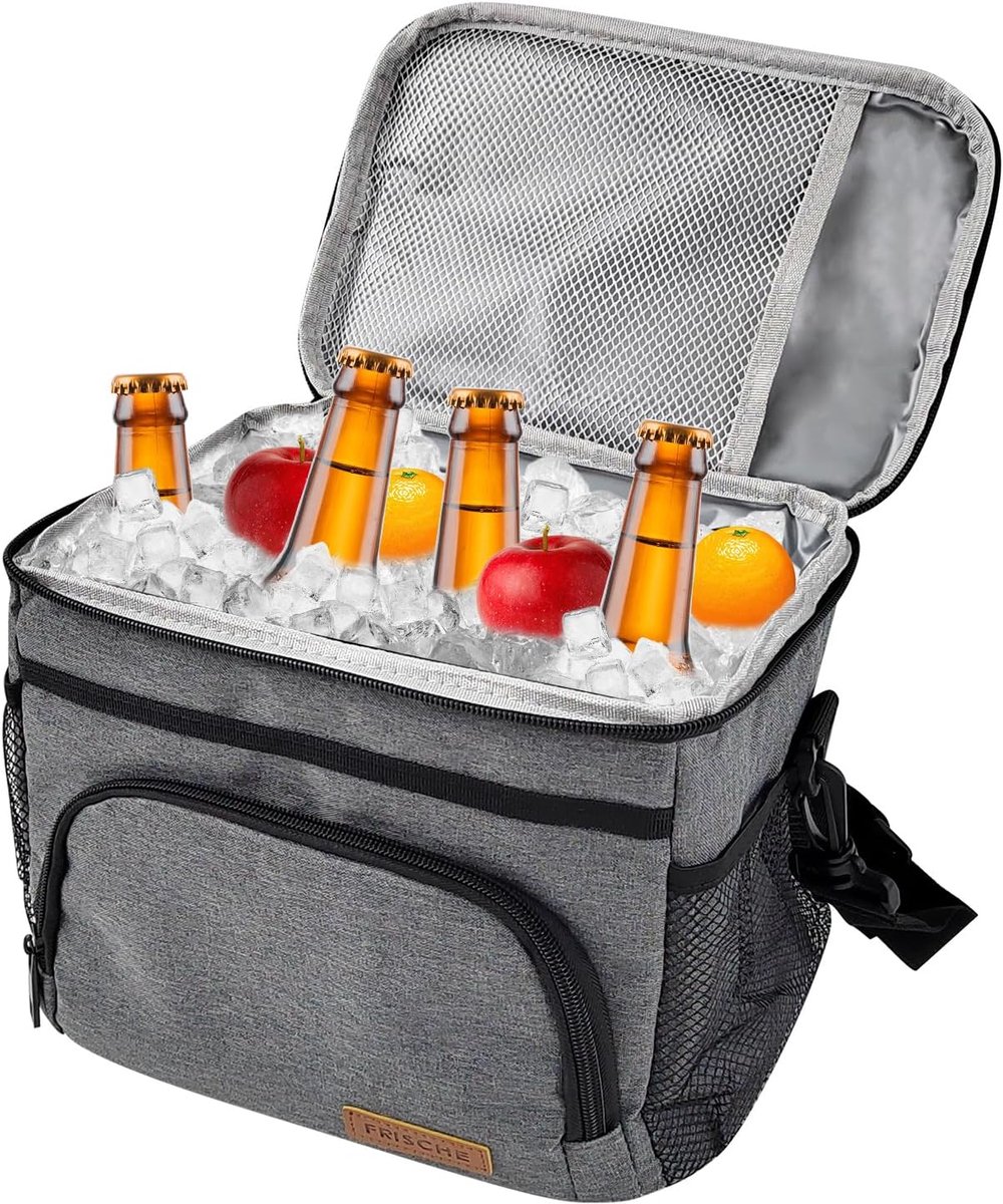 Koeltas 9 liter - geïsoleerd ontwerp - met handvat en schouderriem - ideaal voor onderweg - ShopVlot