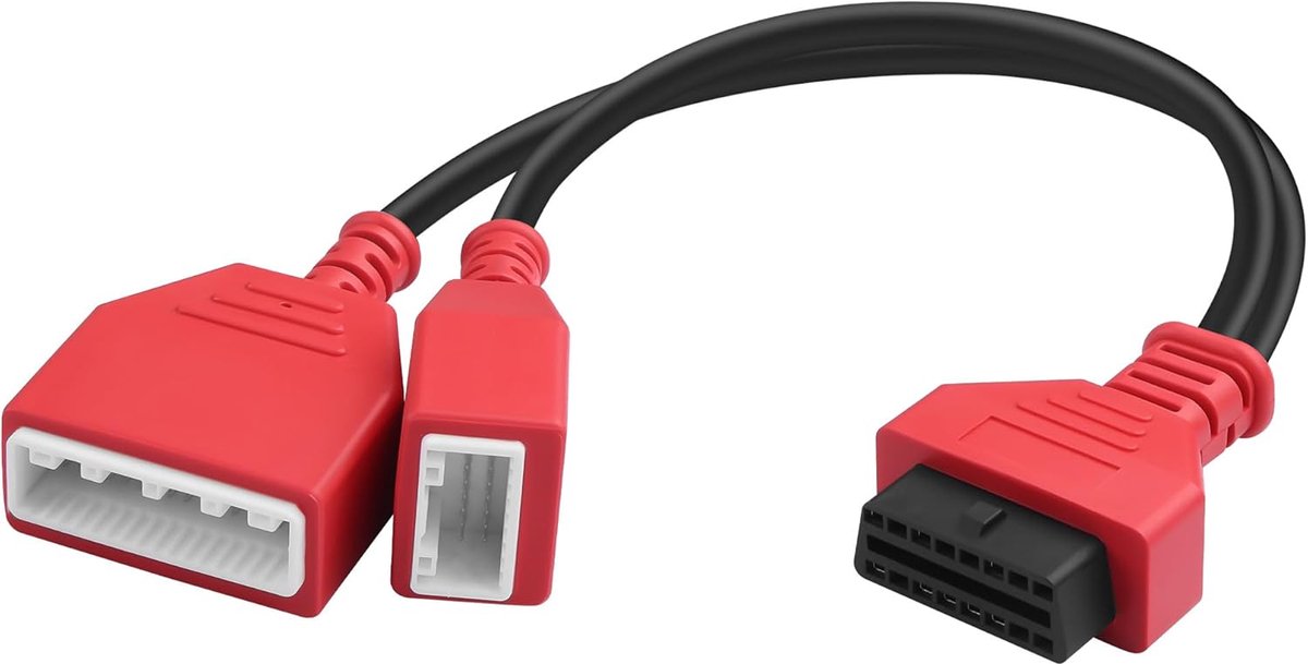 OBDII Diagnosetool Adapter - 16+32 Pin Splitter Kabel - 30 cm Verlengkabel voor Nissan B18 - ShopVlot