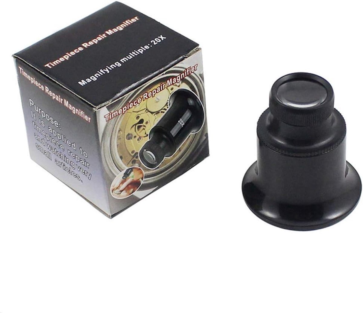 Horloge loep vergrootglas 20X - precisie lens - lichtgewicht - ideaal voor reparatie - ShopVlot