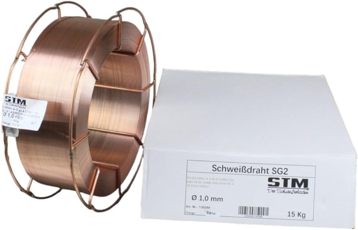 Schutzgas schweißdraht 1 mm - CO2 G3Si1 - MIG/MAG - geschikt voor professioneel lassen - ShopVlot