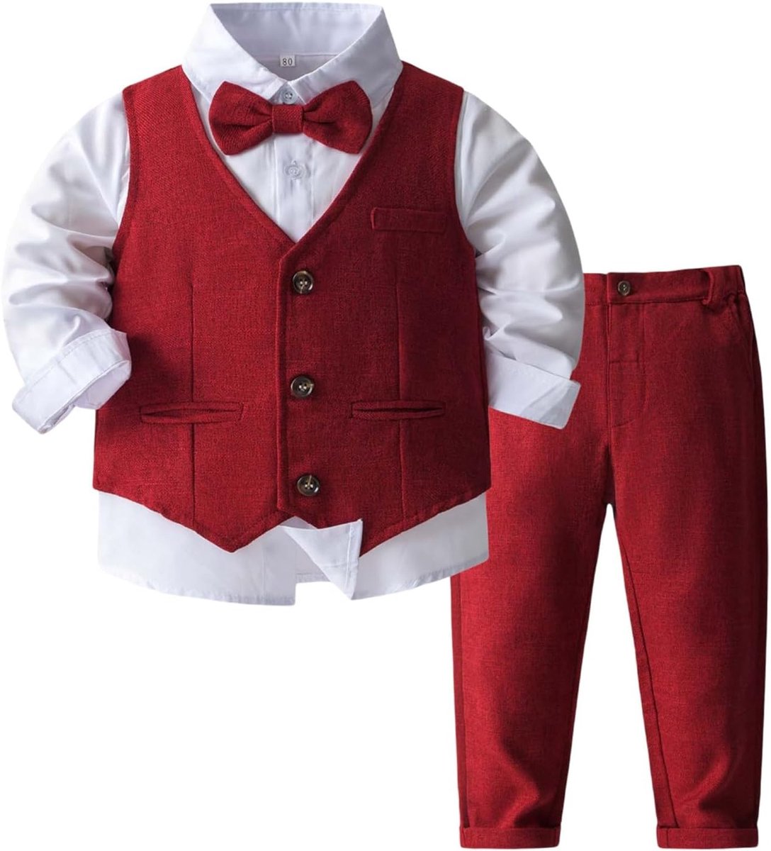 Kledingset peuter 2026 - Baby jongens pak - Formele kleding - Perfect voor speciale gelegenheden - SnelShoppen