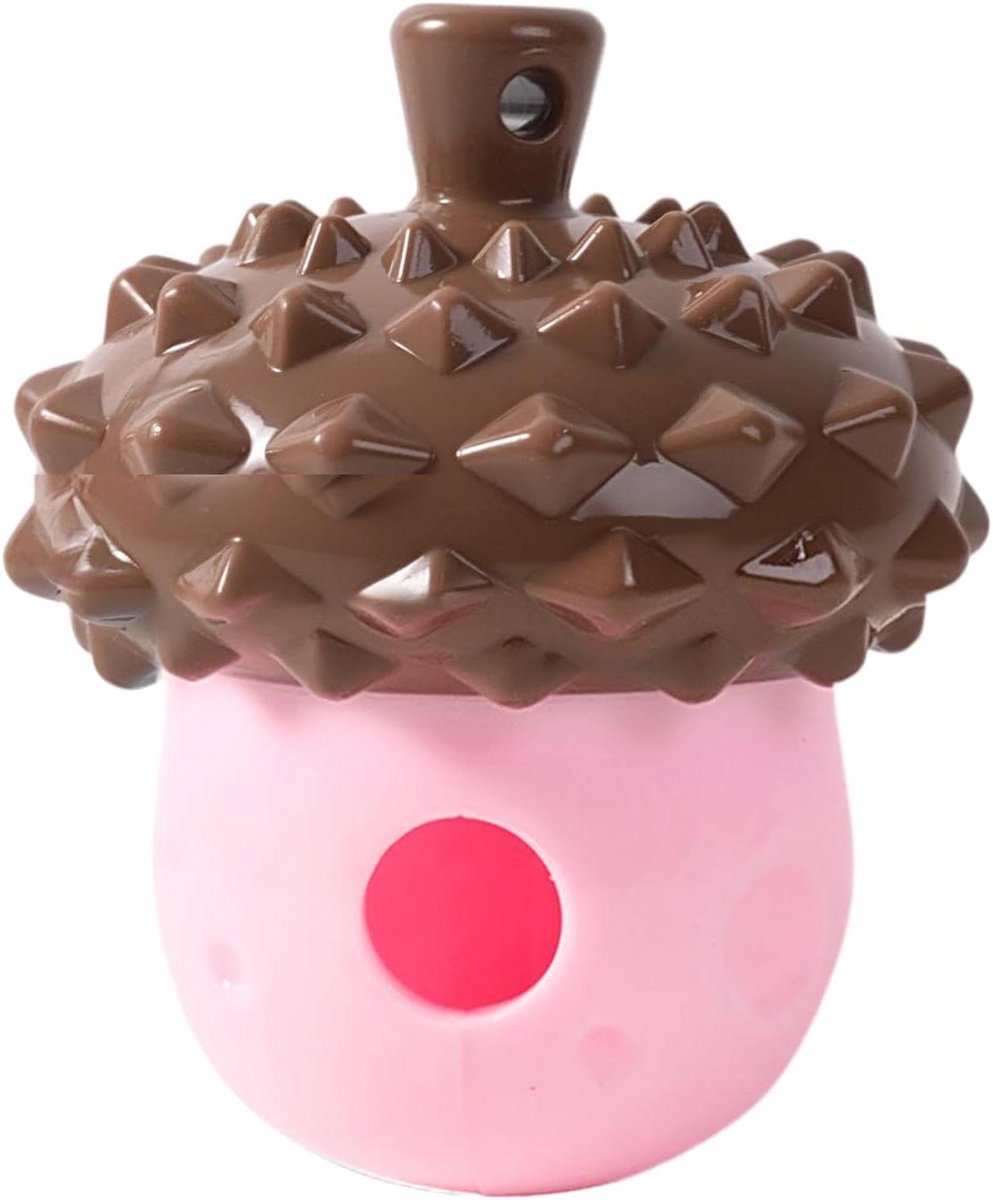 Interactief Hondenspeelgoed - Snack Dispenser Puppy - Verveling Bestrijden - Ingebouwde Pieper - 9 x 8 x 8 cm