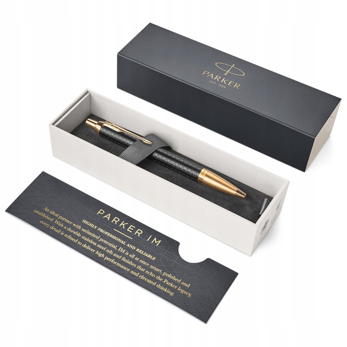 Merkloos Elegante Zwarte Vulpen met Gouden Accenten - Perfect voor Kantoor en School