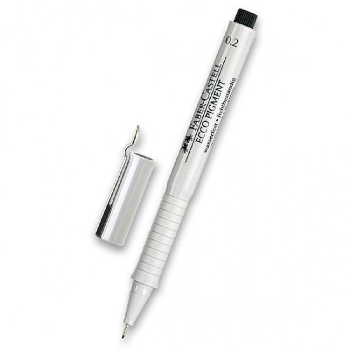 Faber-Castell Cienkopis Pigment 0.2mm Zwart - Waterbestendig