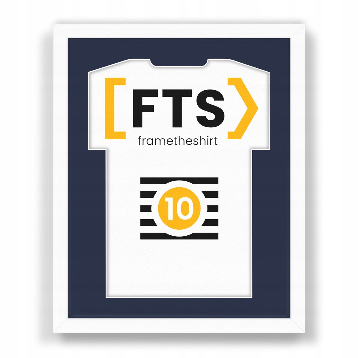 Decoratieve fotolijst voor sportshirt kind - Uniek design