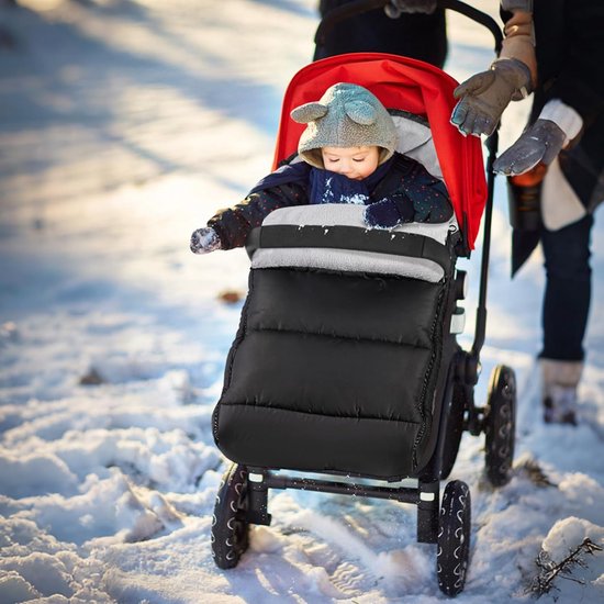 Waterdichte Voetenzak voor Kinderwagen - Aanpasbare Winter Voeten — afbeelding 4