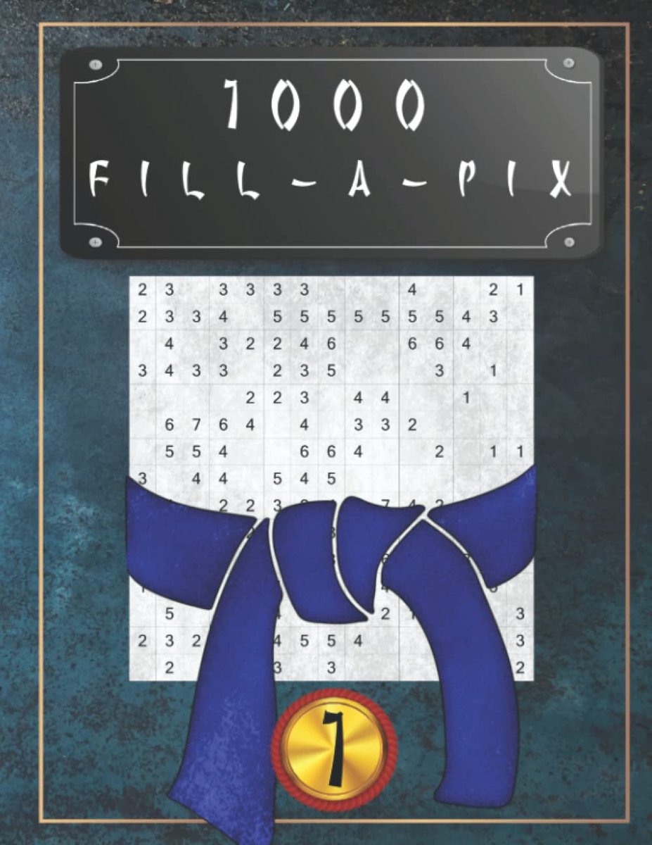 Fill-a-Pix puzzels - 1000 Japanse hersenkrakers - moeilijk niveau - stimuleert je brein - ShopVlot