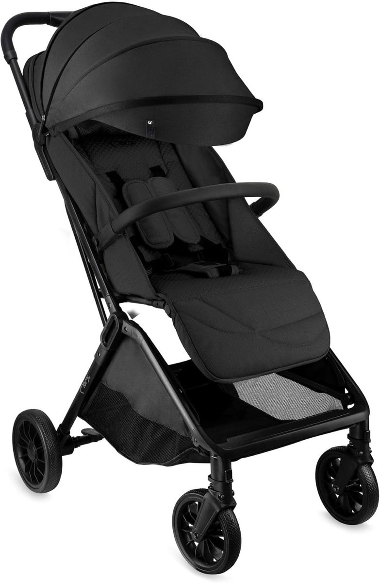 Kinderwagen met zelfsluitsysteem - 5-punts veiligheidsriem - Inclusief bekerhouder en regenbescherming - ShopVlot