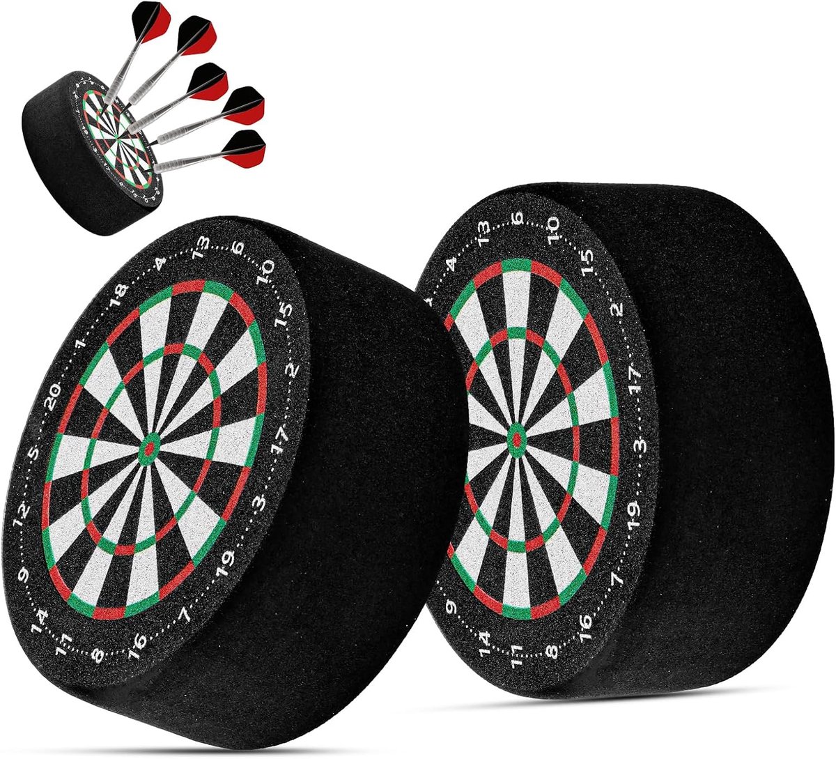 Darthouder 2-delige set - wandmontage - ruimtebesparend - ideale opbergoplossing voor darts - SnelShoppen