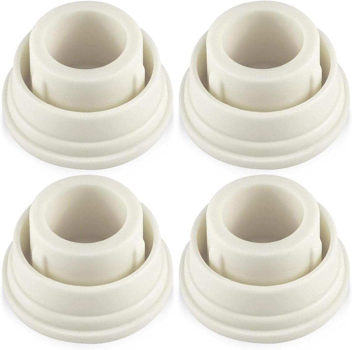 Poolladder rubber buffers 4 stuks - hoogwaardige rubberen einddoppen - optimale bescherming voor zwembadladder - SnelShoppen