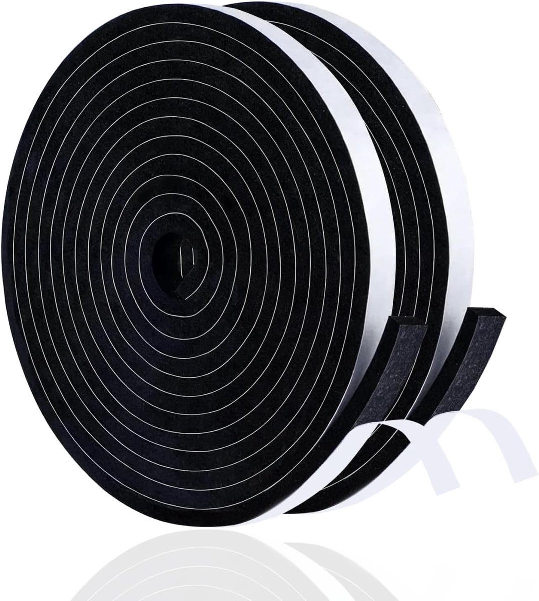 Sealing tape 15 mm breed - zelfklevend foam - geluidsisolatie - ideaal voor deuren en ramen - SnelShoppen