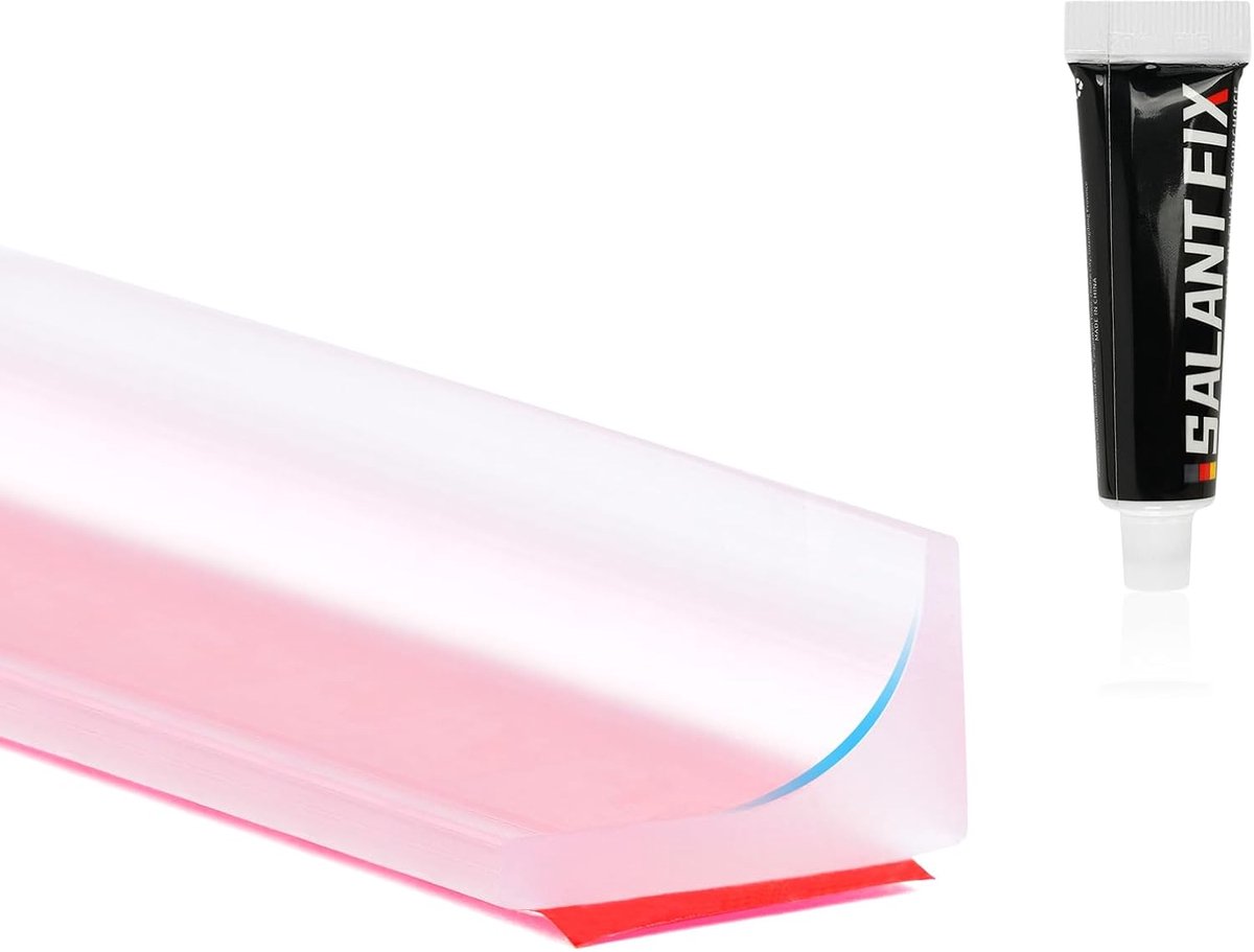 douche afdichtstrip 1 m x 20 mm - zelfklevend - waterstop - eenvoudig te installeren - SnelShoppen