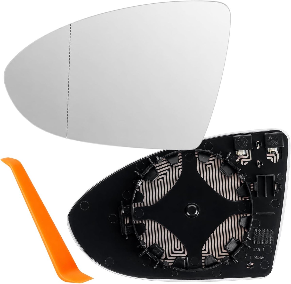 Buitenspiegelglas Links Verwarmd - Compatibel met VW Golf 7 MK7 2013-2020 - Eenvoudige Montage - SnelShoppen
